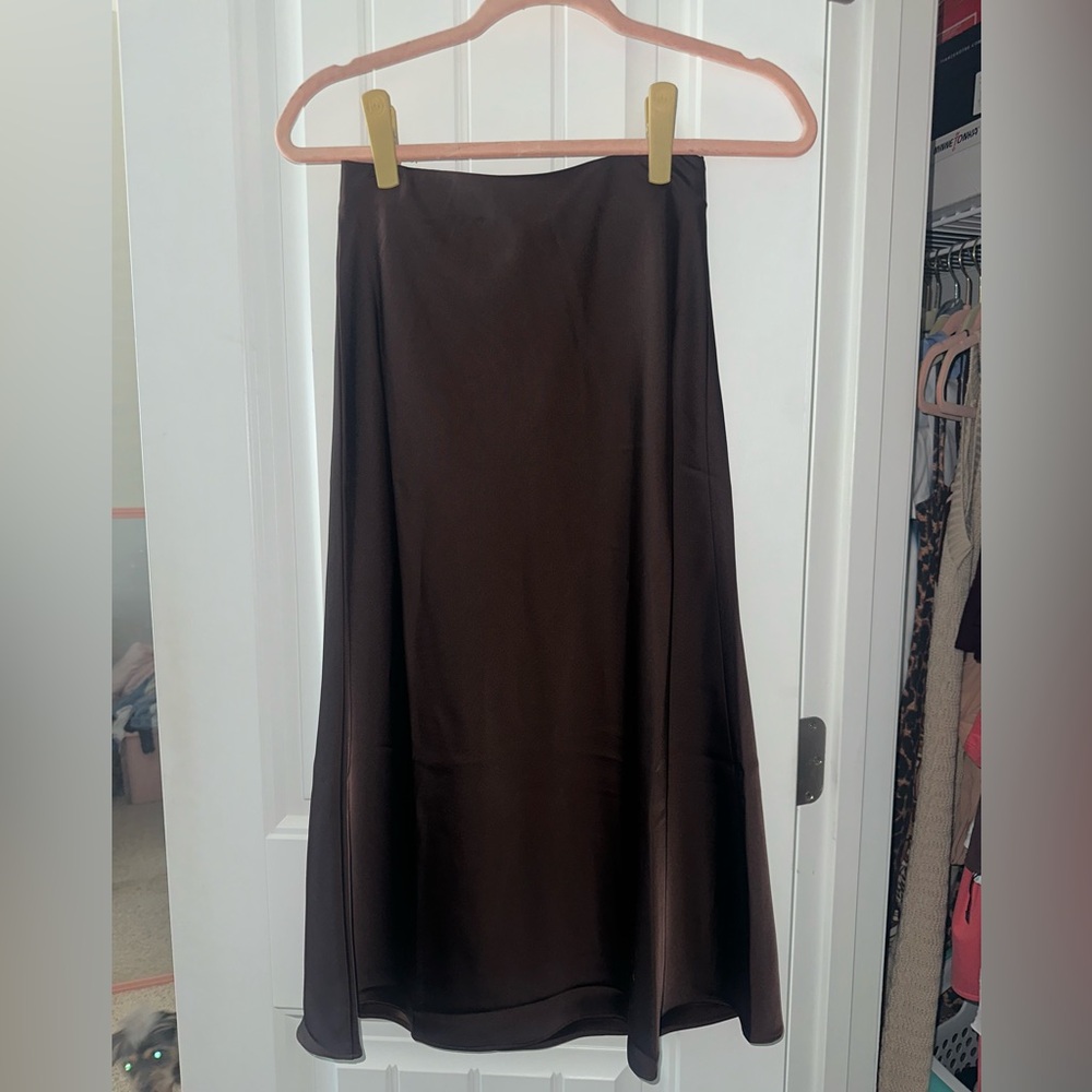 Elegant Brown Skirt